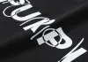 Maglietta stampata con lettere vintage estive pesanti di marca viola Ss Maglietta ampia oversize unisex a maniche corte Hip Hop Tshirt XL7O