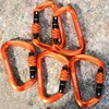 Karabiner Bulk Klettern Karabiner Schraubverschluss 28KN Outdoor Camping Höhlenforschung Rettungsclips 231021