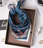 Fashion 70cm Small Square Towel Silk Scarf Women's Spring, Autumn and Winter Scarf with Shirt Sweater Thin Scarf Turtleneck Decoration