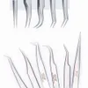 False 속눈썹 속눈썹 키트 초보자를위한 속눈썹 키트 세트 Lash Brush Tweezers 메이크업 도구 아이 패드 공급 액세서리 231023