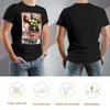 Polo da uomo City Of Fear - T-shirt con poster giapponese Camicia per ragazzi con stampa animalier Manica corta Tinta unita T-shirt bianche da uomo