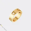 designer ring classic screw ring jewelry designer for women diamond ring Titanium Steel Gold-Plated Never Fading Non-Allergic, Gold/Silver/Rose Gold; Store/21417581