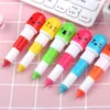 Mini cute expression pill ballpoint pen capsule telescopic pen student prize gift creative stationery