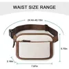 Sacs de taille Fashion Fanny Packs Sac à bandoulière Poitrine pour femmes Sports de plein air Randonnée Sling Pochette pour téléphone avec sangle réglable