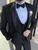 Newly arrived men's wedding dress ultra-thin and suitable for shawl lapels 3 pieces of formal best men's groom dress wedding dress Trajes De Hombre 231023