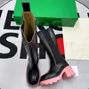 Designer Ultrafine Tire Lug Leather Chelsea Boots High Quality Outdoor Fashion Versatile Anti slip Thick Sole Martin Boots Size 35-45