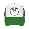 Ball Caps Bicycle Smile Trucker Hats Cycling MTB Biking Mesh Net Baseball Cap For Men Women Hip Hop Snapback Streetwear