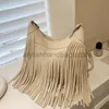 Cross Body Retro Ruffled Women's Messenger Bag Ny IG Högkvalitativ PU Leater och väska Tassel Ippie Gypsy Boo Soul Cross Bagstylishhandbagsstore