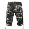 Pantalones cortos para hombres camuflaje cargo para hombre 2023 verano multi bolsillo táctico militar pantalones cortos hombres algodón al aire libre casual