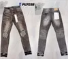 Jeans gamba dritta designer maschile skinny foro moto in denim dimensione 28-40 2 paia 10% di sconto
