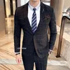 Męskie garnitury Blazery S-7xl Kurtki spodnie męskie biuro biurowe biznesowe kombinezony sukienki 2