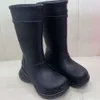 Ayak bileği botları balencihoes rain boots kırmızı kauçuk bot kalın sole su geçirmez anti -slip kalınlaşma mbrnl