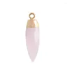 Colares Pingente Opala Aventurine Lapis Lazuli Ágata Quartz Pendulum Pedra Natural Cristal Reiki Chakra Cura Dowsing Colar