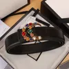 Womens Belts Designer Belt For Men Fashion Colorful Gems Letters Buckle Waistbands Luxury Cowskin Leather Crocodile Waistband Width 33mm -4