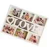 Cadres Collage Cadre photo Love Po affiche six images de 6 pouces pour Pos