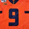 Camisas de futebol personalizadas Illinois Fighting Illini Football Jersey NCAA College DeVito Chase Brown Jartavius Martin Devon Witherspoon Pat Brya