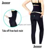 Vita Pancia Shaper Pancia Pantaloni Piatti Dimagranti Legging Donne Coscia Trimmer Gambe Correttive Senza Soluzione di Continuità Alto Controllo Mutandine Morbide Goccia D Dh16B