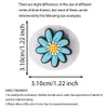 Toptan 100 PCS PVC Karikatür Hayvanlar Böcek Bal Çiçeği Leopar Bahçe Ayakkabı Takımları Çocuklar Bilezik Düğmesi tıkanıklığı için Toka Süslemeleri