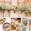 Decorative Flowers Baby's Breath Dry Flower Bouquet For Mother Friends Gift Natural Gypsophila Branches Wedding Home Room Decor DIY Wreath