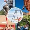 Karabinery bezpieczeństwa na zewnątrz Rock Climbing Carabiner Universal Ring Aerial Yoga 360 stopni złącze obrotowe złącze linowe 231021