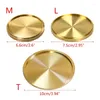 Kopjes schotels Coasters Cup Tea Tray Gold Techup Round Mat Servingtafel Decor