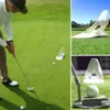 Andere Golfprodukte 1 Stück Druck-Putting-Trainer-Hilfssimulator Büro-Heimmatte Teppich Übung Putter Zielzubehör 231023