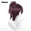 Товары для вечеринок Aboutcos Yuzuriha Hell Paradise Wig Косплей Jigokuraku Костюм Волосы Фиолетовые парики с хвостиком