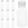 Retire recipientes 10 pçs garrafa de leite recipiente de plástico transparente garrafas ao ar livre doméstico reutilizável conveniente vazio portátil abs viagem