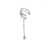 Backs Oorbellen Oor Manchet Geen Piercing 1PC Rechts Clip Voor Vrouwen Kwastje Kpop Orbital Conch Bone Earing Meisjesachtig Sieraden EF013