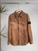 Men's Jackets Compass Designer Stones Island Badges Zipper Stone Outerwear Mesh Metal Nylon Overalls Shirt Jacket High End Brand Out