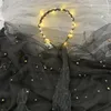 Party Favor 20pcs LED Perle Bandeau Clignotant Lumineux Dentelle Bande De Cheveux De Mariage Anniversaire Filles Coiffe Cadeau