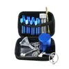 Tobaksnus Snuff Snorter Sniff Dispenser Kit Aluminium Metal Sniffer Dispenser Nasal Tube Endubable With Storage Container Jar Wax Dab Tool för cigarettrökning Rörrör