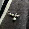 Brosches 8st Multi-Style Brosch Set Pearl Rhinestone for Women's Clothing Lapel Pin Drawing Midje Diy Accessories