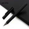 Fountain Pens Luxury Quality Jinhao 35 Black Colors Business Office Fountain Pen Student School Stationery Supplies Ink Calligraphy Pen 231023