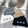 Fransa Paris Kış Örgü Beanie Mans ve Kadın Günlük Şapkalar Kalın Sıcak Örgü Şapkalar Saf Yün Kapağı Jacquard Unisex Sıcak Şapka