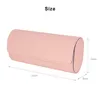 Titta på rutor Fall Storage Box Roll Travel 3-slot med kudde PU LEATHER HELSWATCH HOLDER Display Portable Organizer Pink Gift