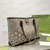 Ophidia Designer Totes Sac à provisions Mode Femmes Sac à main Fourre-tout Multi Taille Oeillet en métal Lettre Poche intérieure Fermeture magnétique Fermeture à pression magnétique Pochette à bandoulière en toile en métal doré