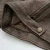 Skórzana sztuczna skóra sztuczna skórzana kurtka bombowca w stylu gaminy