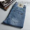 Herenjeans Designer Fashion herenjeans lente en zomer stretch slanke broek lichtblauw heren IDK4 NVHM