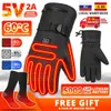 Gants de sport hiver hommes planche de Ski femmes écran tactile USB gants chauds Camping imperméable randonnée Ski moto gants 231023