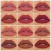 Lipstick 12pcs Velvet Liquid Lipstick Lip Gloss Mat Pigment Waterproof Długotrwałe 12 kolorów odcień do warg dla kobiet makijaż 231020