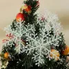 Other Event Party Supplies 306090pcs Christmas Snowflake Ornament Xmas Tree Decoration For Home White Snowflakes Winter Party Decor Navidad Noel 231023