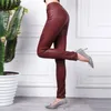 Womens Pants Luxury Women Slim Fit Skinny Pencil Sheepskin Genuine Leather Ladies Sexy Stretchy Moto Biker Long Trousers