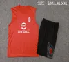 23 24 ASC Milans män ärmlös träningsdräkt Fotbollssportkläder Training Suid 2023 2024 Soccer Jersey Uniform Chandal Adult Sweatshirt Vest Sets