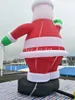 20/26/33 Fuß großes aufblasbares Riesenfigurenmodell mit weißem Bart und Luftgebläse für Weihnachtsdekoration oder Werbung auf Store88