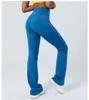 2023 Hosen Frauen -Yogahosen mit Taschen für Frauen Flare Leggings Bootcut Thermalhose für den Winter