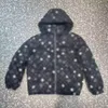 Hommes Designer Manteau Down Jacket Dots Lettre Tissu imprimé Poche à manches longues Hommes Femmes Vêtements Unisexe S-XL