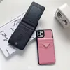 Fundas para teléfonos de diseño adecuadas para Apple 12Pro 13Promax 14 11 15plus XR XSmax Funda para teléfono móvil Rosa 4 colores Fundas de bolsillo para tarjetas de cuero de PU rosa