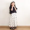 Clothing Sets Baby Girl Clothes Family Matching Summer Kids Outfit Costume Toddler Girls T-shirt Long Plaid Dress 2pcs