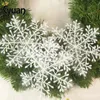 Other Event Party Supplies 306090pcs Christmas Snowflake Ornament Xmas Tree Decoration For Home White Snowflakes Winter Party Decor Navidad Noel 231023